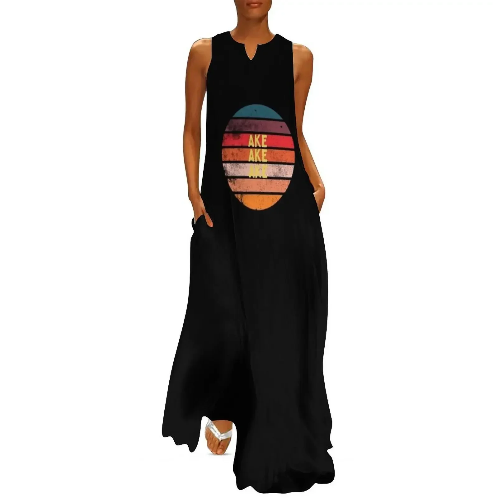 

Ake Ake Ake Sunset Long Dress Evening gown Bride dresses Women's summer dresses Dress