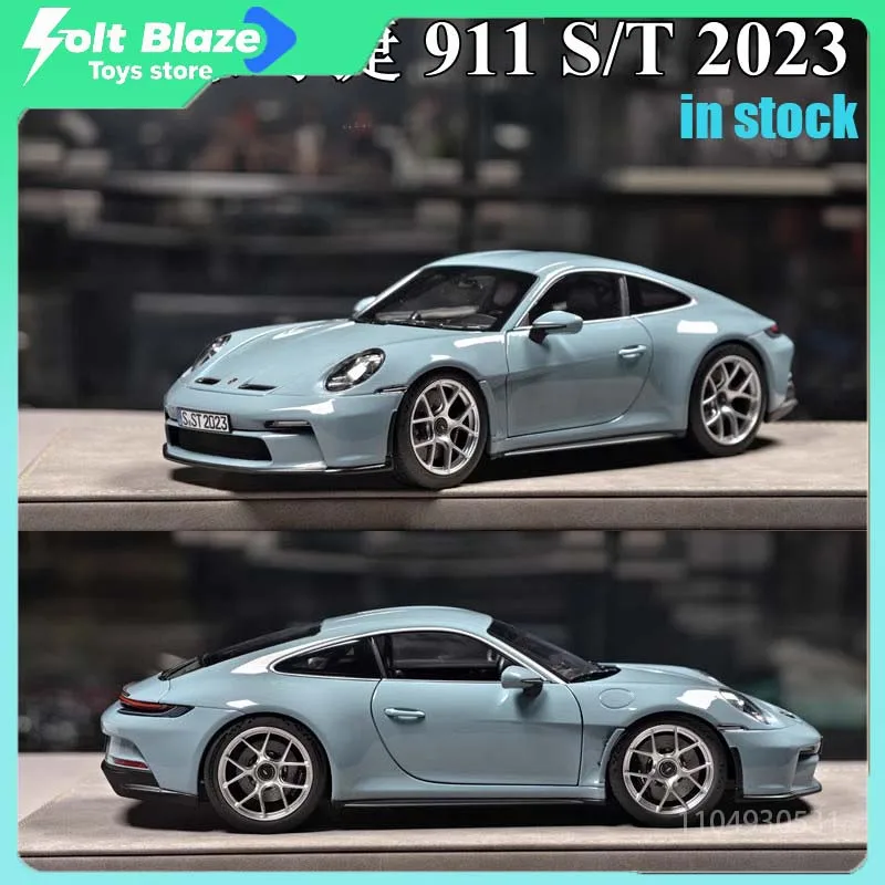 

Модель автомобиля Norev 1/18 Porsche 911 S/T 2023 из сплава, статическая, для настольного декора, украшение для комнаты, коллекция для мальчиков, подарок на день рождения, игрушки для мальчиков