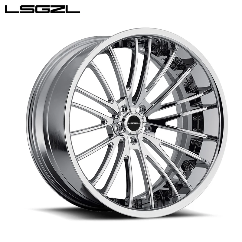 LSGZL Production Process Alloy Wheel Forged  Wheel,   3 Piece Wheel  18 Inch 5x120 Hot-selling Style for Car