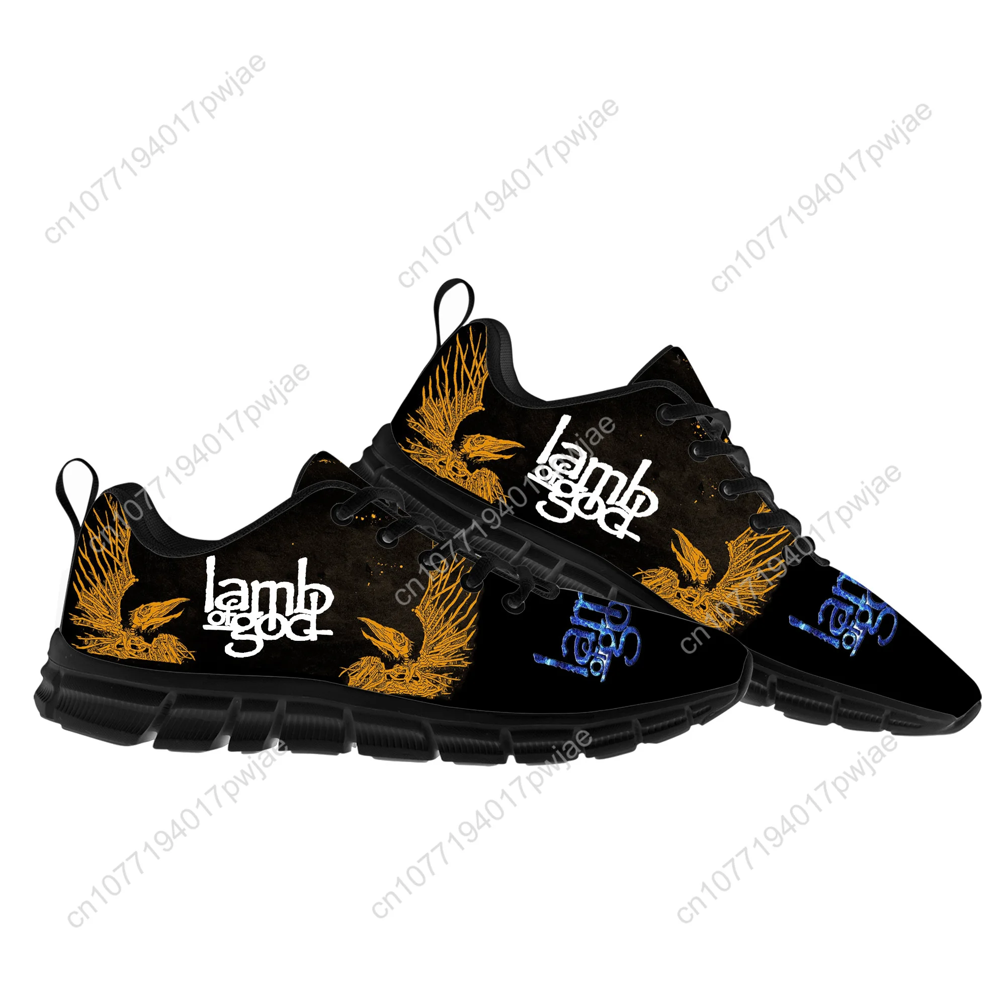 

Lamb of God Heavy Mental Band Sports Shoes Mens Womens Teenager Sneakers Lightweight Casual Hiking Sneaker Custom Built Shoe