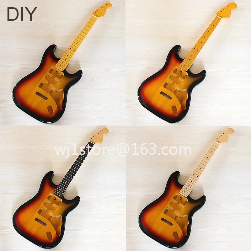 

Guitar body Electric guitar body DIY modification work in progress Students DIY musical instrument accessories