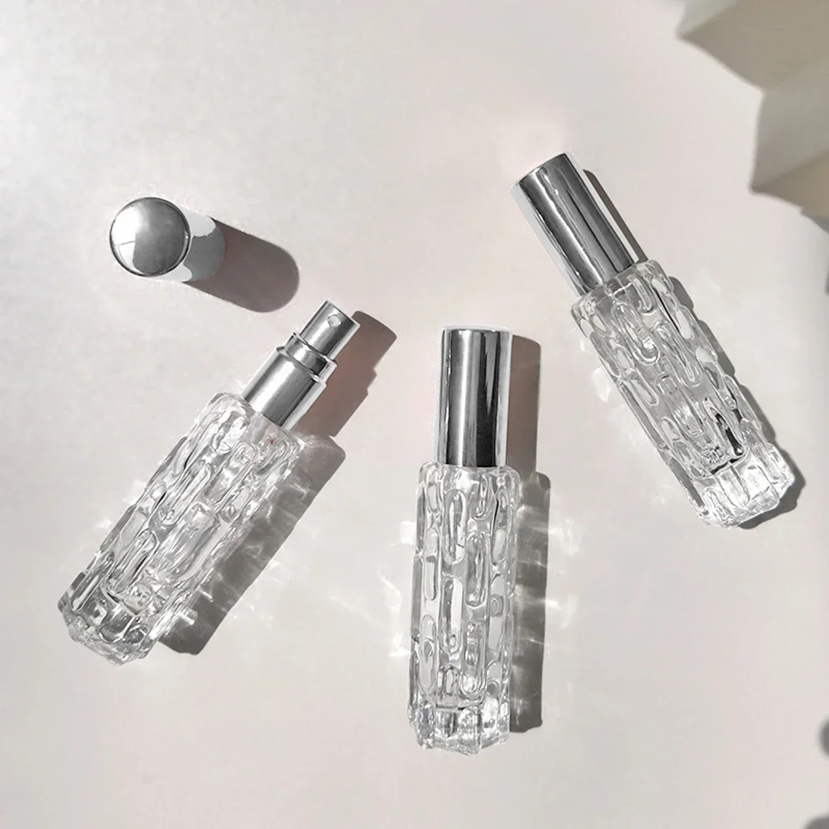 1pc-10ml Glass Portable Refillable Perfume Bottle Cosmetic Container Empty Spray Atomizer Travel Sub-bottle