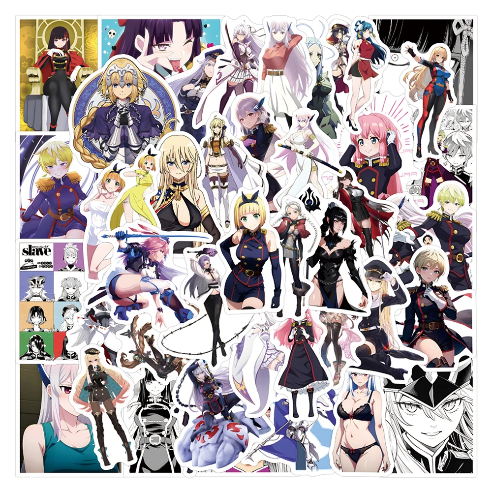 10/30/50pcs Mato Seihei No Slave Anime Stickers Chained Soldier Uzen Kyouka Sticker Aesthetics Laptop Phone Ren Yamashiro Decals