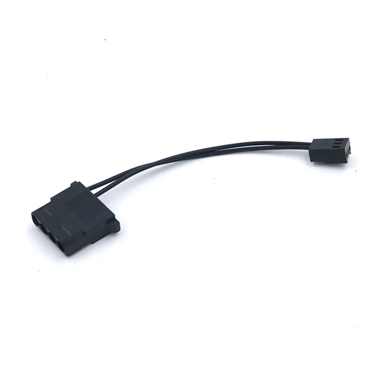 2Pcs IDE To 3 Pin Fan Power Cable Molex D Plug Power To 3 Pin Connector Computer PC Cooling Convertor Cable
