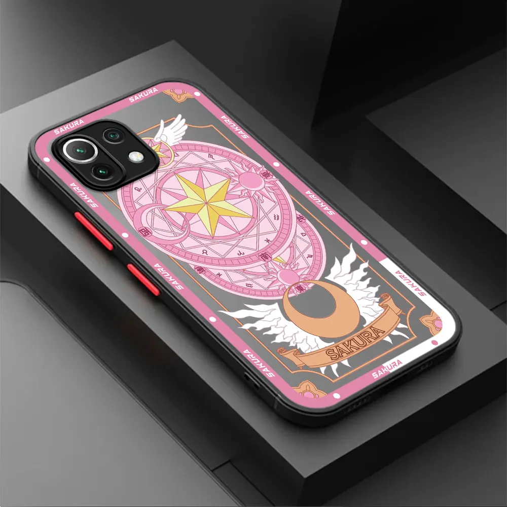 Card Captor SAKURA Cartoon Phone Case for Xiaomi Poco F3 M5 C40 9 10 9A 9C 10C 13 Lite X3 NFC 12 X5 Pro Phone Shockproof Cover