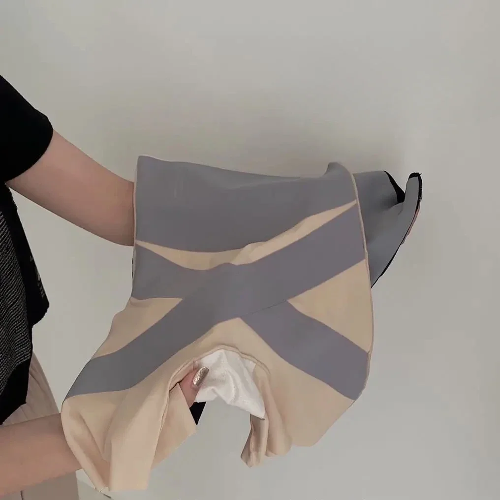 엉덩이 리프터 Shapewear 플랫 배꼽 팬티 트레이너 원활한 반바지 여성 크로스 바디 쉐이핑 스포츠 복서 슬리밍 안전 바지
