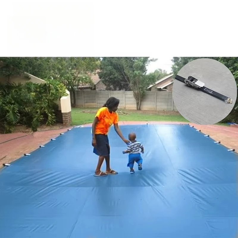 rectangular thermal 8ft frame xpe foam fabric pool cover square plastic pool cover xpe pool cover foam