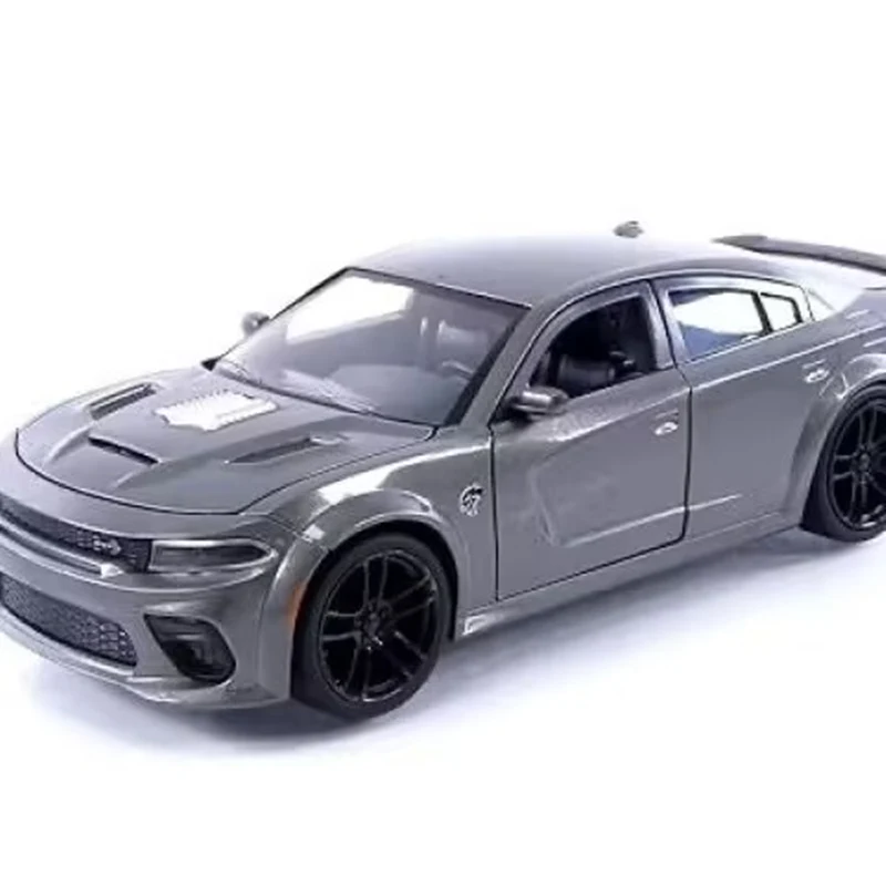 Modèle de voiture de sport en alliage Challenger Charger SRT Hellcat, Diecasts, Muscle Vehicles, Haute simulation, Cadeau jouet pour enfants, 1:24