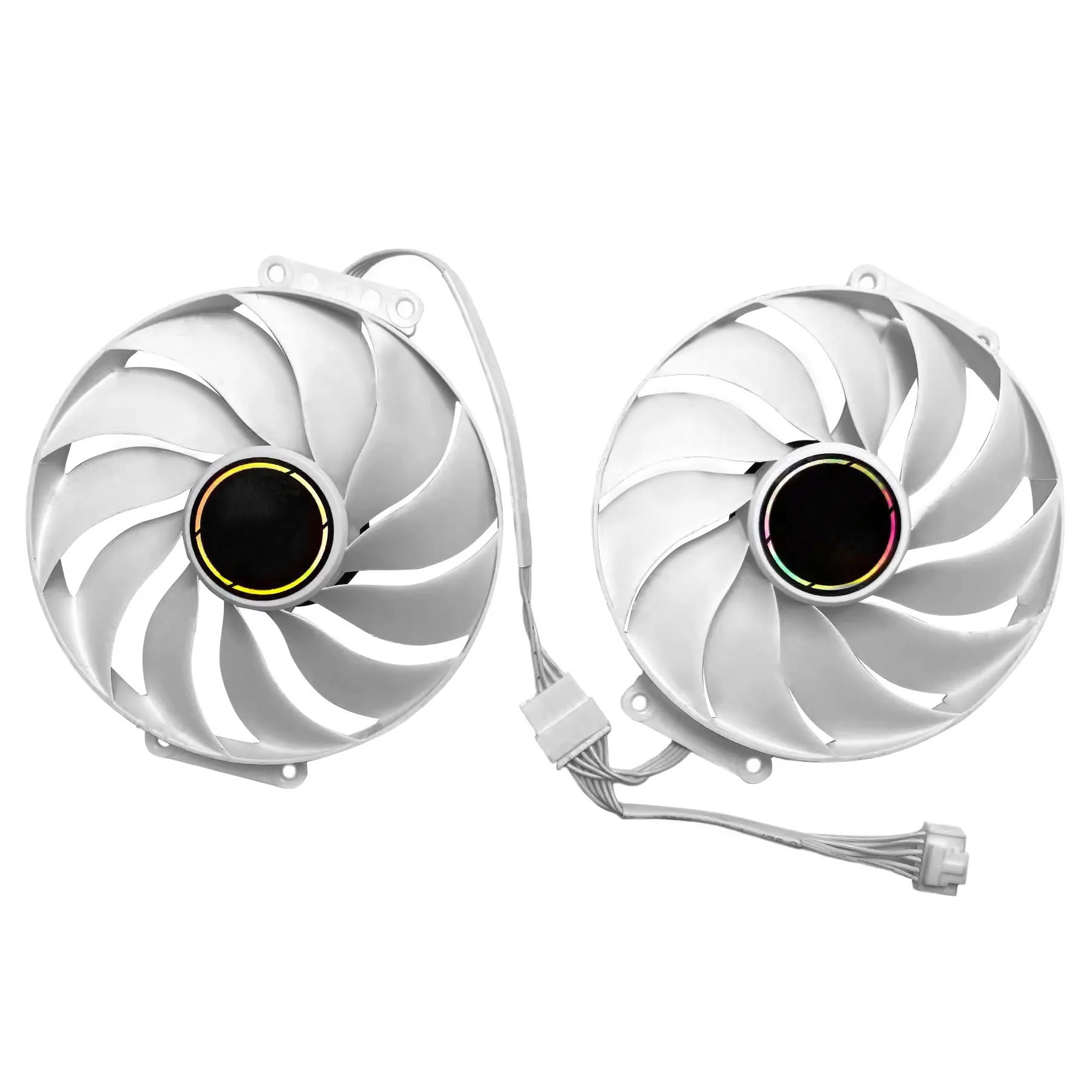 For ASUS RTX 4060 Ti 4060 DUAL WHITE Video Card Fan 90MM 6Pin RTX4060Ti RTX4060 Graphics Card Replacement Fan