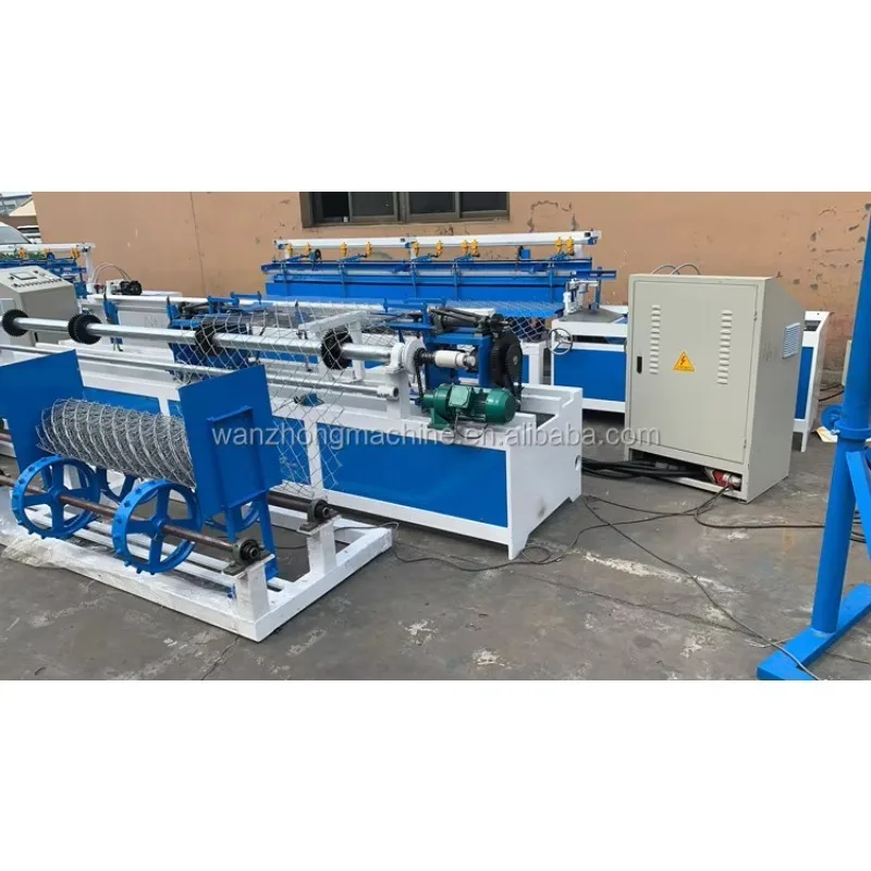 Customized Easy Operation Factory Price Single Wire Full Automatic Chain Link Fence Making Machine