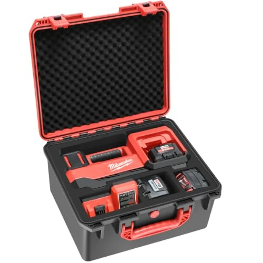 

Чехол для воздушного компрессора Milwaukee M18 - водонепроницаемая жесткая сумка для хранения воздушного насоса, совместимая с насосом для накачки шин Milwaukee.