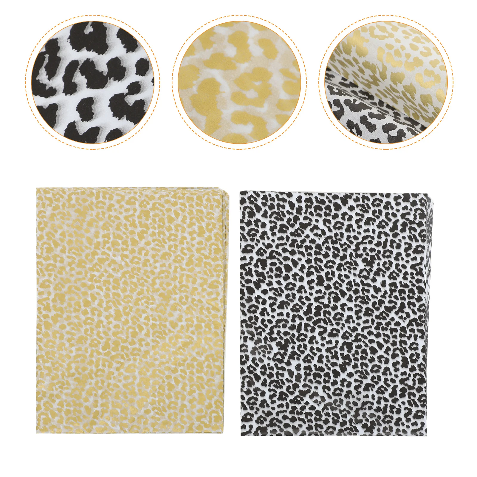 

40 Sheets Leopard Print Wrapping Paper Packing Tissue for Flowers Bouquets Sydney Shoe