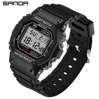 SANDA 329 G-Style Top Brand Digital Watch For Men Waterproof Watch LED Men's Sport Watch Men's Military Watches Reloj hombre