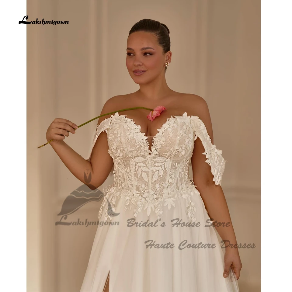 Lakshmigown Maxi Strand-Hochzeitskleid mit abnehmbaren Ärmeln 2026 Vestidos Vintage Spitze Boho Brautkleider Sweetheart Maßanfertigung – Detail 2