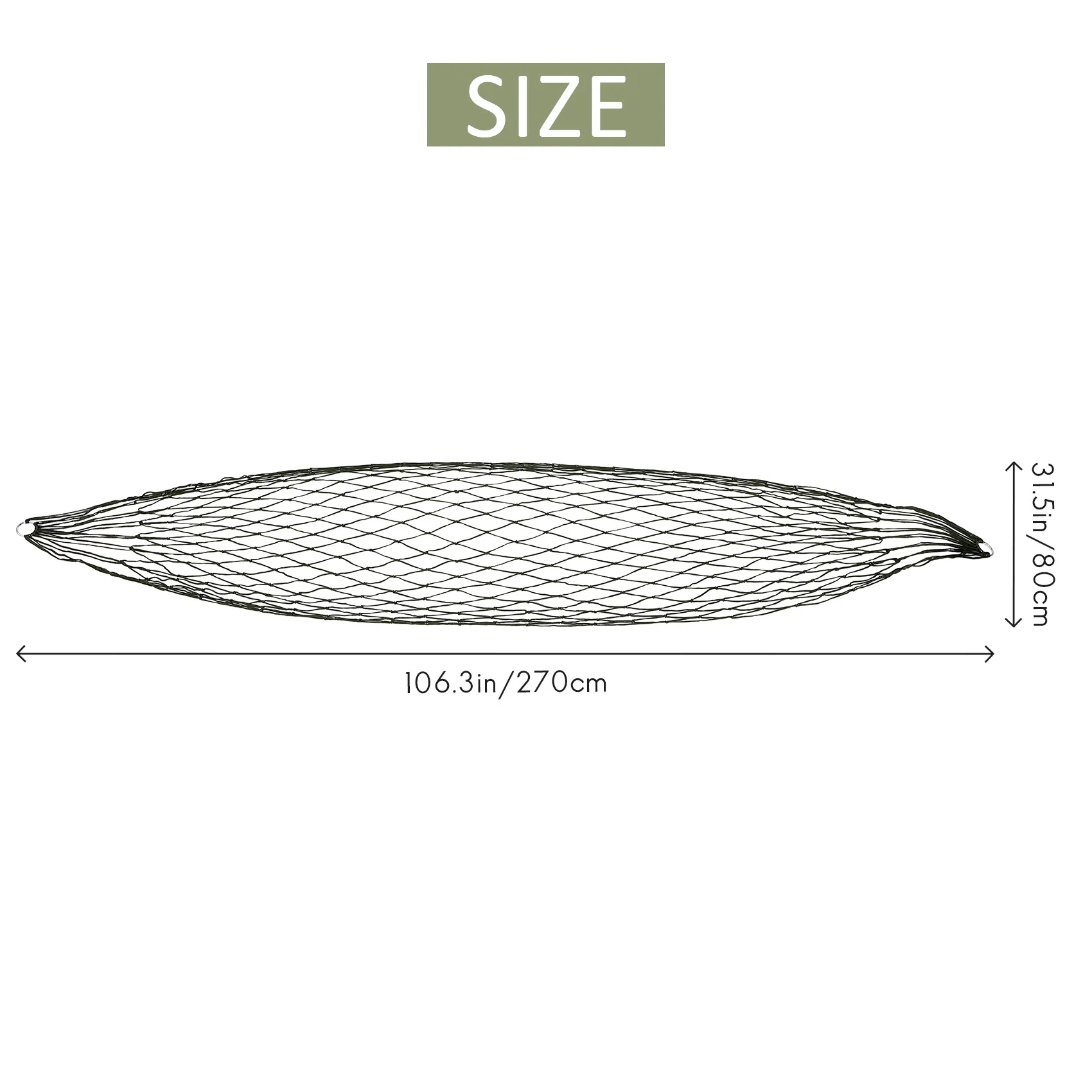 أرجوحة رياضية خارجية محمولة M87K، أرجوحة شبكية للتخييم في الهواء الطلق لحديقة الشاطئ والسفر والحديقة وسرير معلق