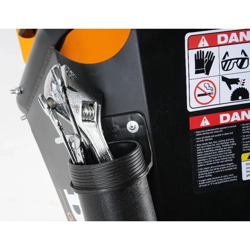 230mm Blade Length Home Use Double V-belt Increased Power Transmission  4-stroke Wood Chip Crusher