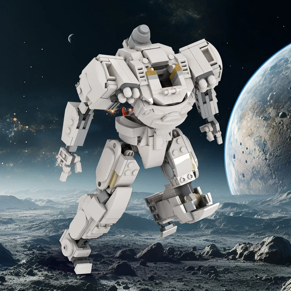 

MOC Astronaut Mech Suit Building Blocks Model Astronaut Space Adventure Mecha Bricks DIY Assembly Toys Kids Birthday Gifts