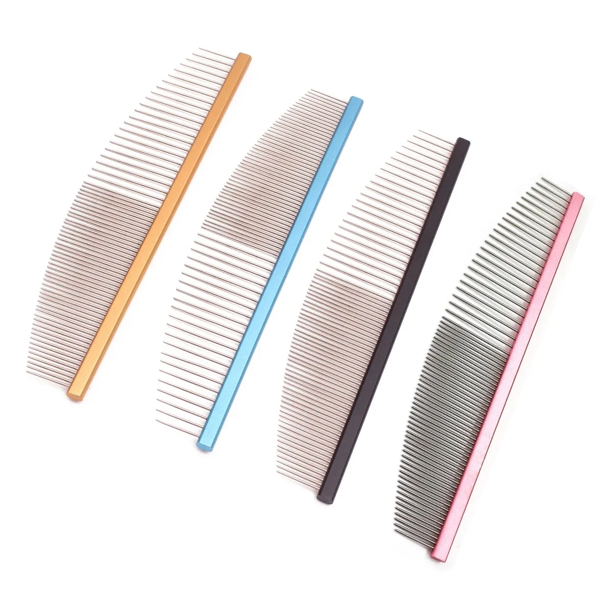 Pet Hair Removal Knife Professional Dog Comb Stainless Wooden Handle Stripping Knife Pet Hair Remover Grooming Brushes