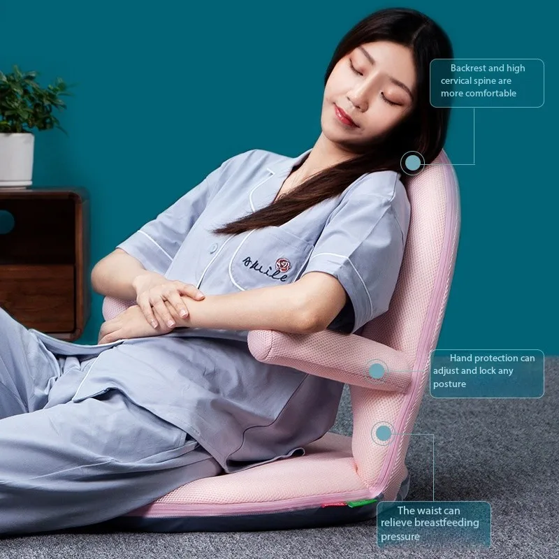 Silla de lactancia, sillón reclinable, sofá, tatami, silla de apoyo lumbar plegable, silla de suelo de estilo japonés.