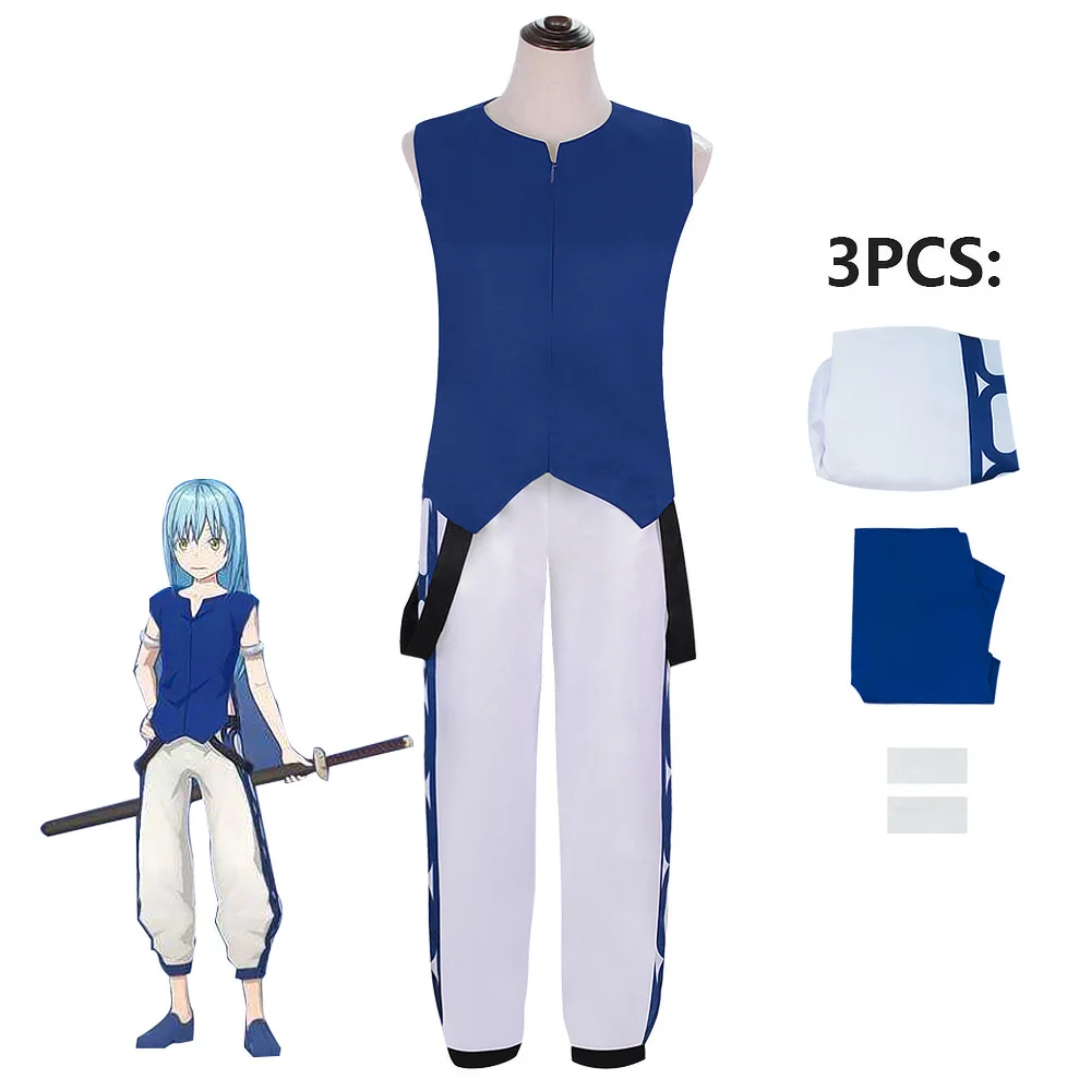About "That Time I Got Reincarnated As A Slime" - Rimuru Cosplay Costume From The Second Season Of The "Mengwang" Series