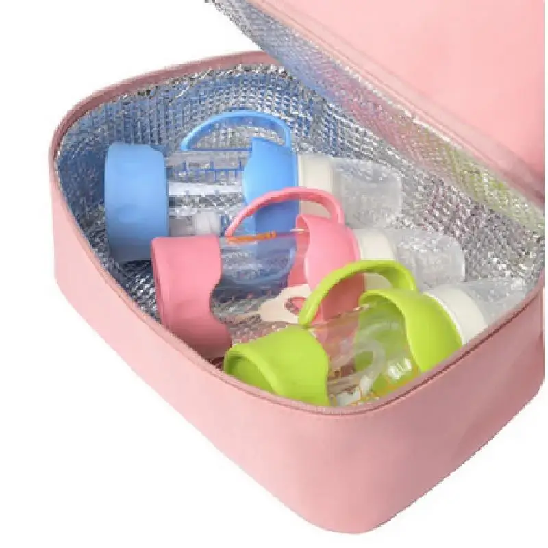 Insulation Bag Milk Storage Breast Pump Maternity Cooler Double Layer Fresh Keeping Baby Food Backpack Feeding Bottle For Mother