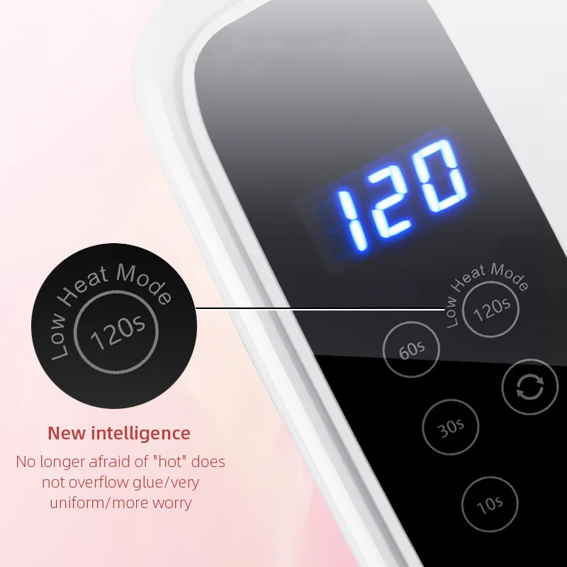 Oplaadbare Nagellamp Met Spiegelbodem Draadloze Led-Lamp Voor Acryl Nagels Manicure Machine Draadloze Nail Uv Led Lamp