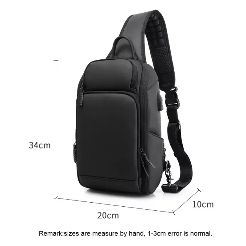 2023 Mode Freizeit Taille Brusttasche Herren multifunktion ale Business Sport Reisen wasserdicht One Shoulder Cross body Rucksack