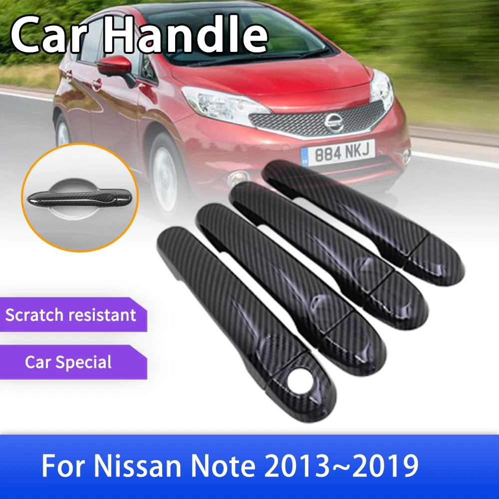 

Carbon Fiber Door Handle Cover for Nissan Note E12 Versa Note 2013 2014 2015 2016 2017 2018 2019 Car Styling Accessories Sticker