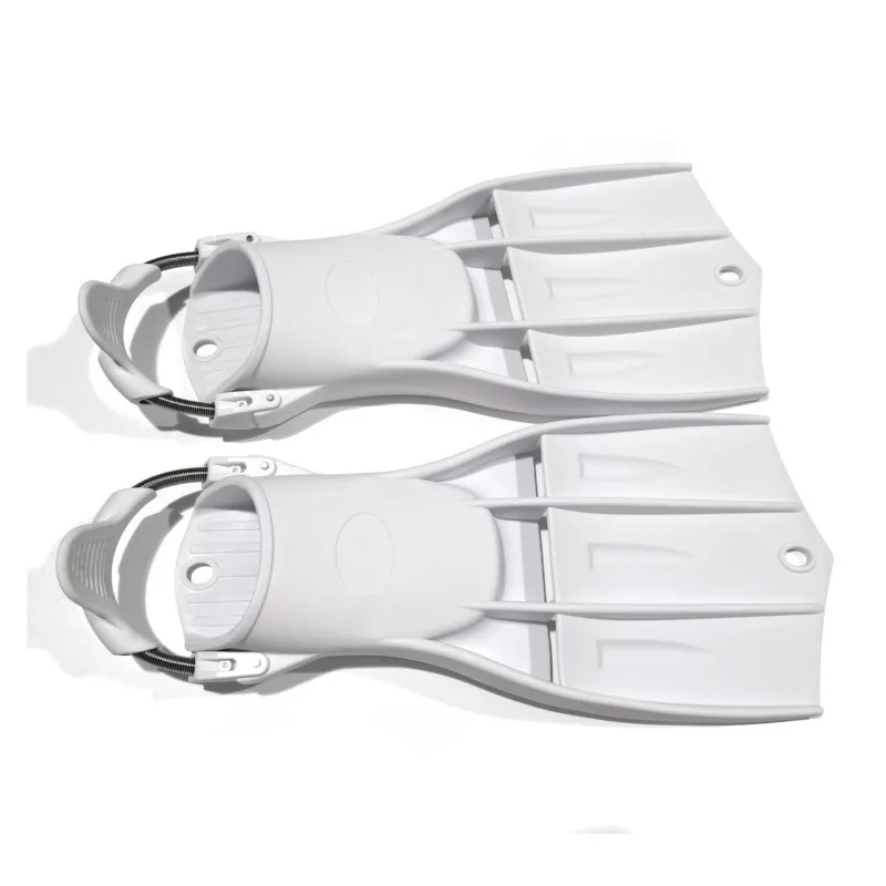 Lightweight Professional Diving Snorkeling Fins, Large Power Diving Flippers Equipped with Adjustable Spring Belt for Deep