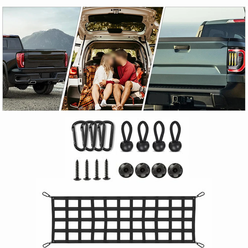 rede-de-carga-reforcada-para-cacamba-de-caminhonetes-ram-1500-2500-f-150-f-250-e-titan-organizador-de-carga-em-poliester-preto