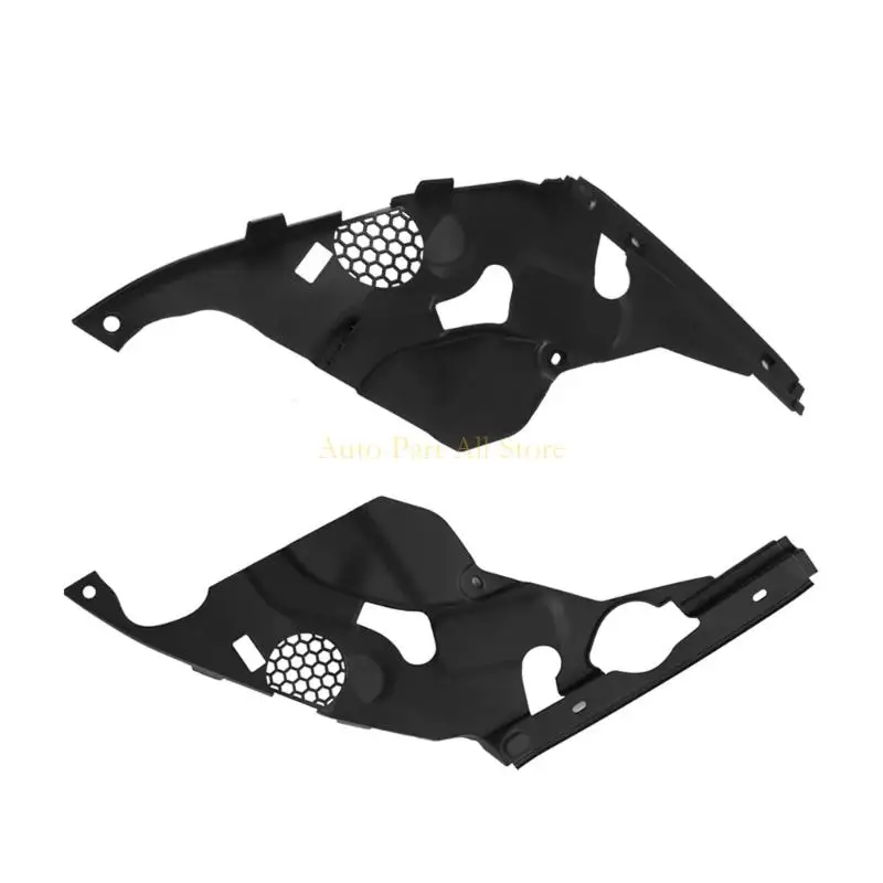 

J0MA Advanced Polymer Car Headlight Shield Weatherproof Construction Long Lasting 2x