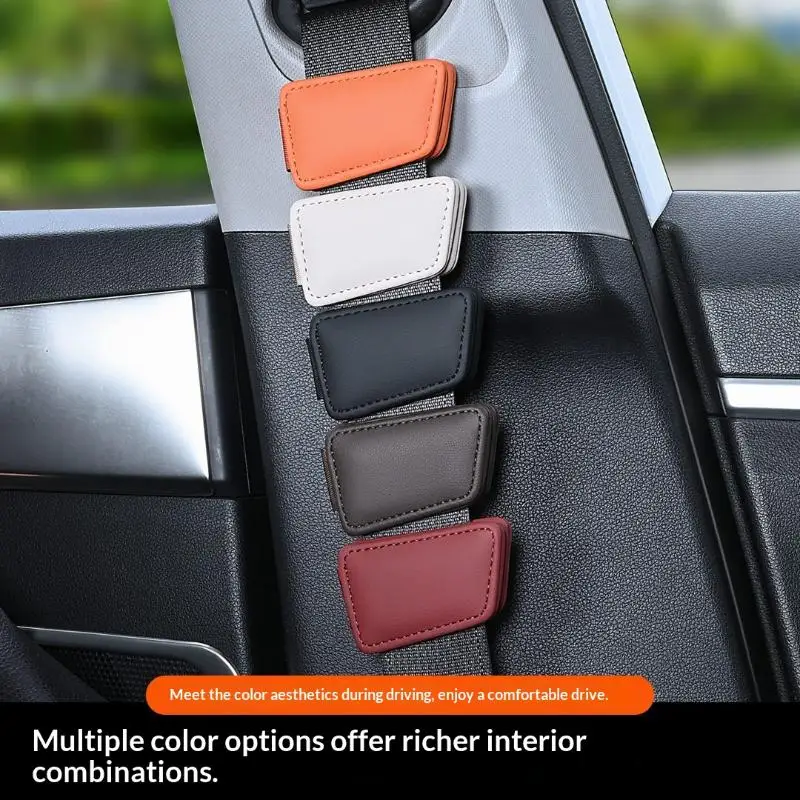 Universal Car Seat Belt Magnetic Buckle Clip Adjustable Safety Stopper for SUVs Trucks Road Safety