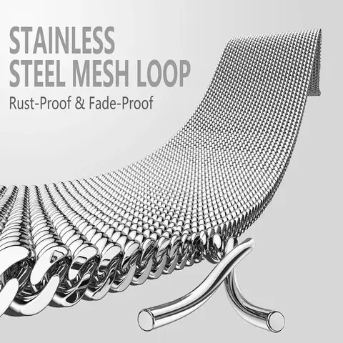 Metallarmband för Samsung Galaxy Watch 3 45mm, rostfritt stålnät, andningsbart armband 10 best sales armband Samsung Galaxy Watch 3 45mm - №2