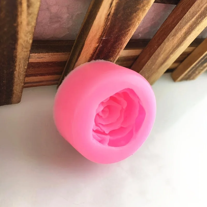 3pcs Rose Silicone Mold Set, Handmade Soap, Scented Candles, Decorating Supplies, Tools, Additions