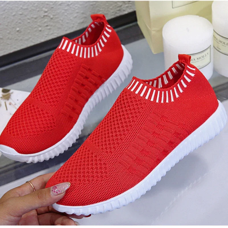 

Women Sneakers Fashion Casual Shoes New Summer Run Shoes Woman Plus Size Slip-on Shoes Spring Autumn Loafers Ladies Trainers