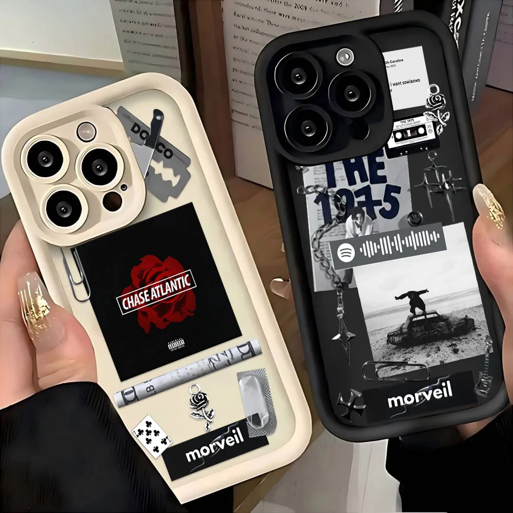 حافظة لهاتف سامسونج S25 S24 S23 S22 S21 S20 F06 M16 نوت 20 FE Plus Ultra 4G 5G غطاء من البولي يوريثان الحراري الناعم