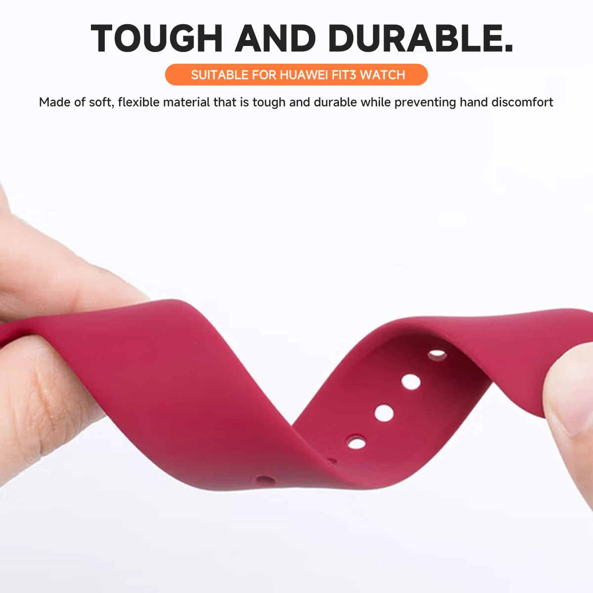 Silicone Band For Huawei Watch FIT 3 FIT 4 Pro Strap watchband metal Buckle Sport bracelet fot huawei fit3 2 1correa Accessories