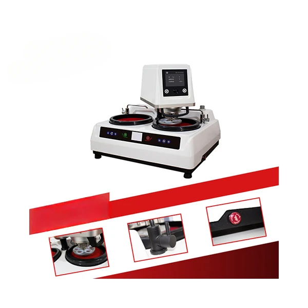 30mm Diameter Sample Double Disc Automatic Metallographic Grinding Polishing Machine