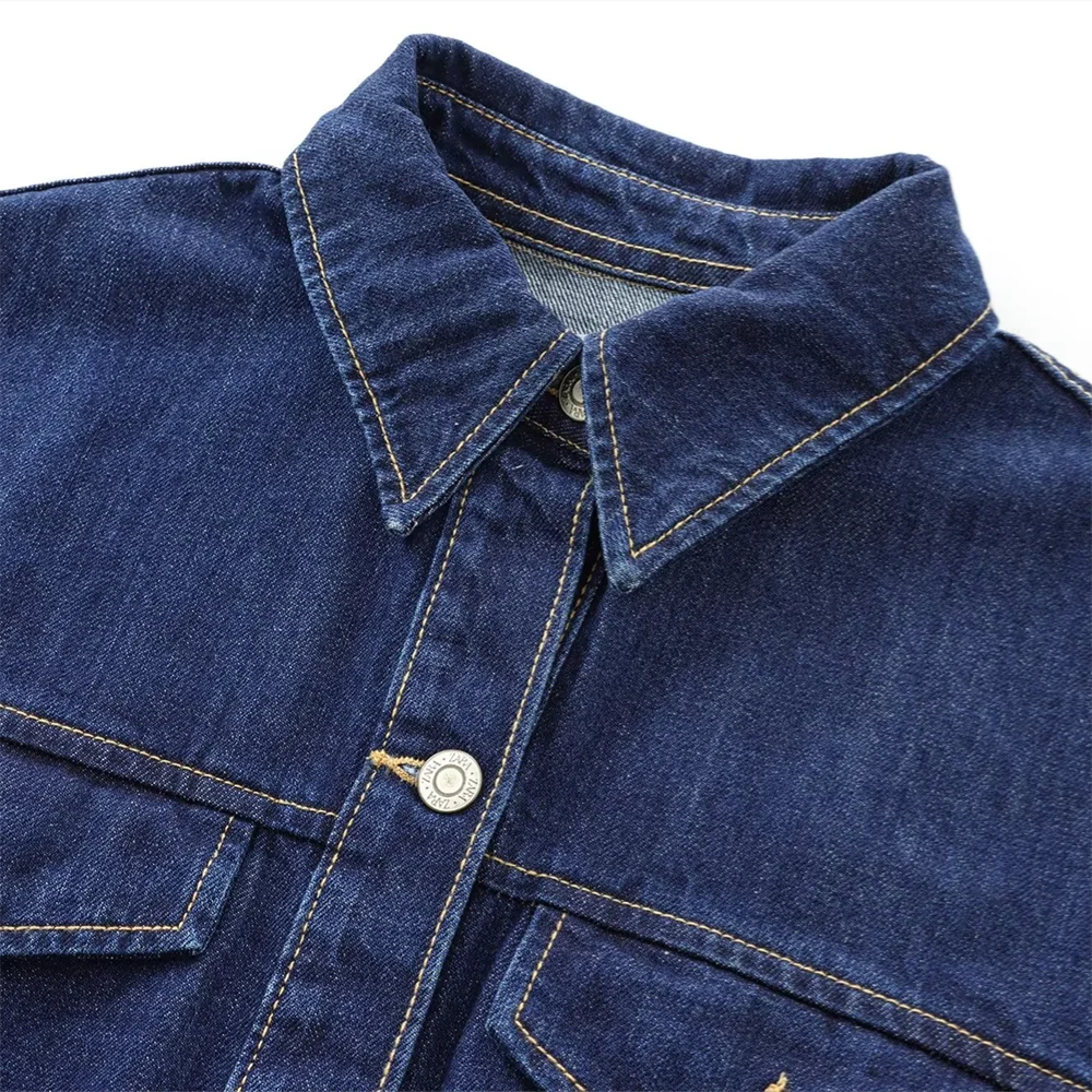 PB&ZA2024 autumn new women\'s clothing fashion temperament commuting simple casual loose denim shirt jacket