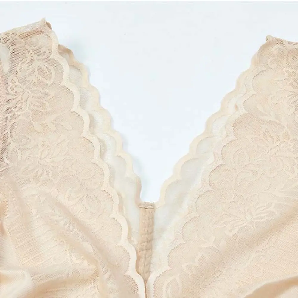 Lace Flower Slimming Bodysuit Shaper Thin Shapewear Postpartum Panties Seamless Tummy Control Body Shaping Underwear Lady