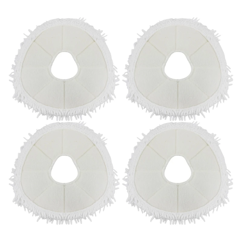 2/4/6/10 ชิ้น Mop ผ้าเครื่องดูดฝุ่นอุปกรณ์เสริมสำหรับ J1/J2 ล้างทำความสะอาดได้และนำกลับมาใช้ใหม่ได้