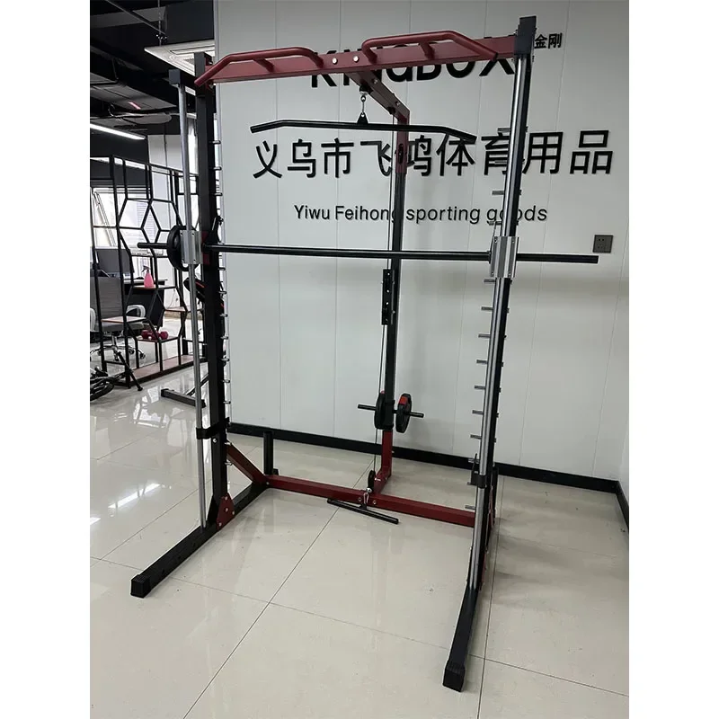 

% Комплексное силовое тренировочное оборудование для машины Smith, рама для глубоких приседаний, тяжелая атлетика, набор штанг для прессования кровати