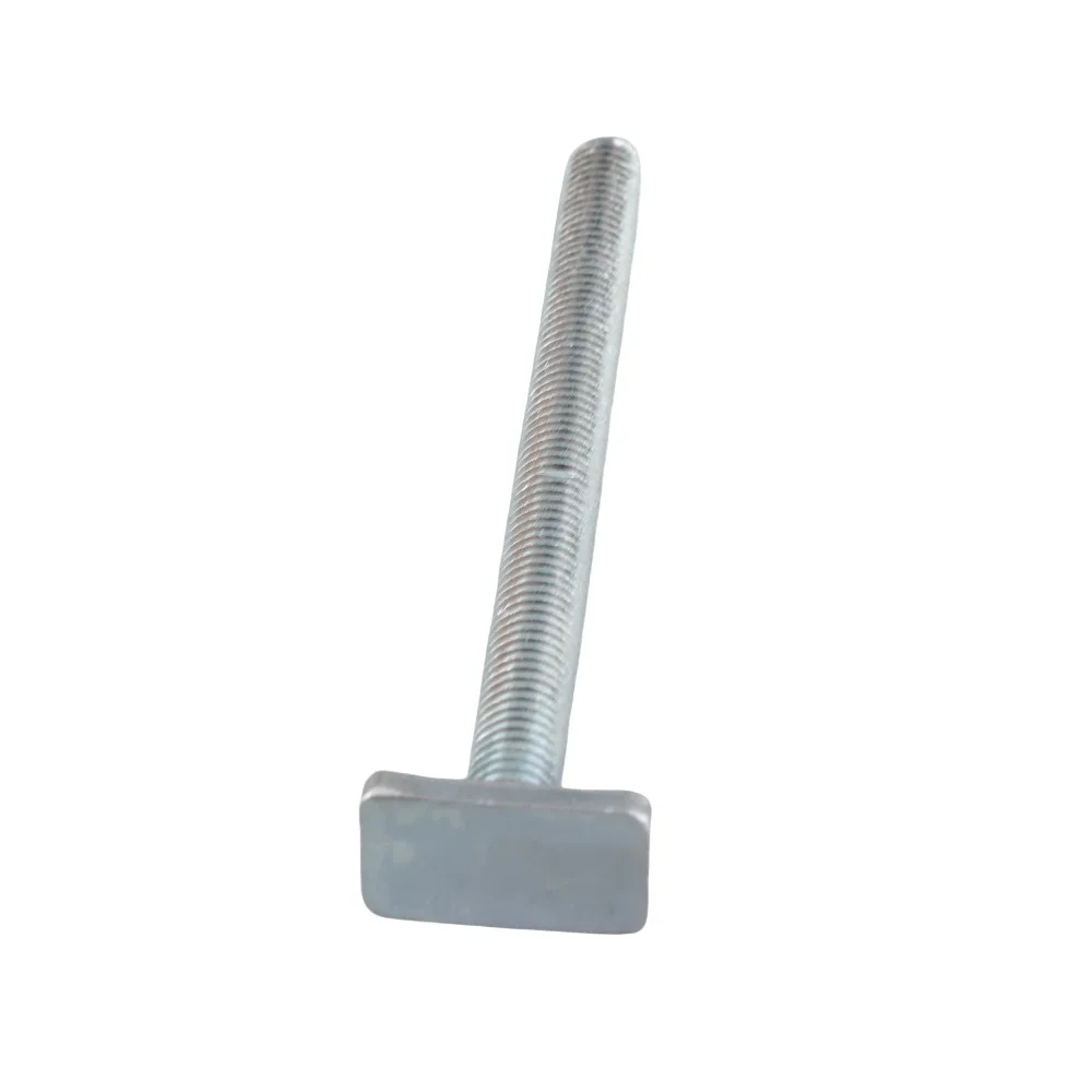 5pcs Precision M8 Thread Size T Slot Bolts 100mm Length T Nuts Sliding Screw T Track Fasteners For Woodworking Jigs