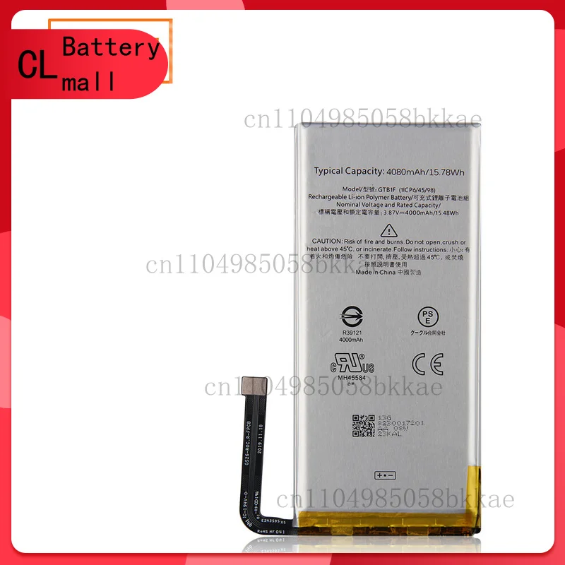 

Replacement Battery GTB1F For Google Pixle 5 Authentic Phone Battery 4080mAh