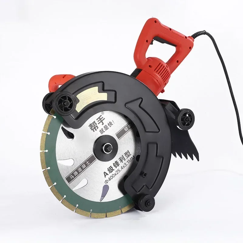 Hot SalesHandheld Concrete Groove Slotting Machine Brick Wall Cutting Machine Dustless Hydropower Slot Multi-angle Circular Sa