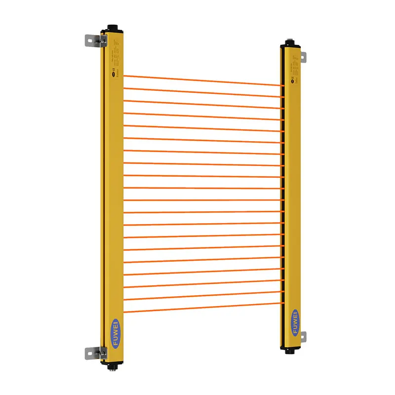 FUWEI FGM-SN Optical Curtain Sensor for Industrial Security Protection Area Infrared Barrier Relay Safety light curtain