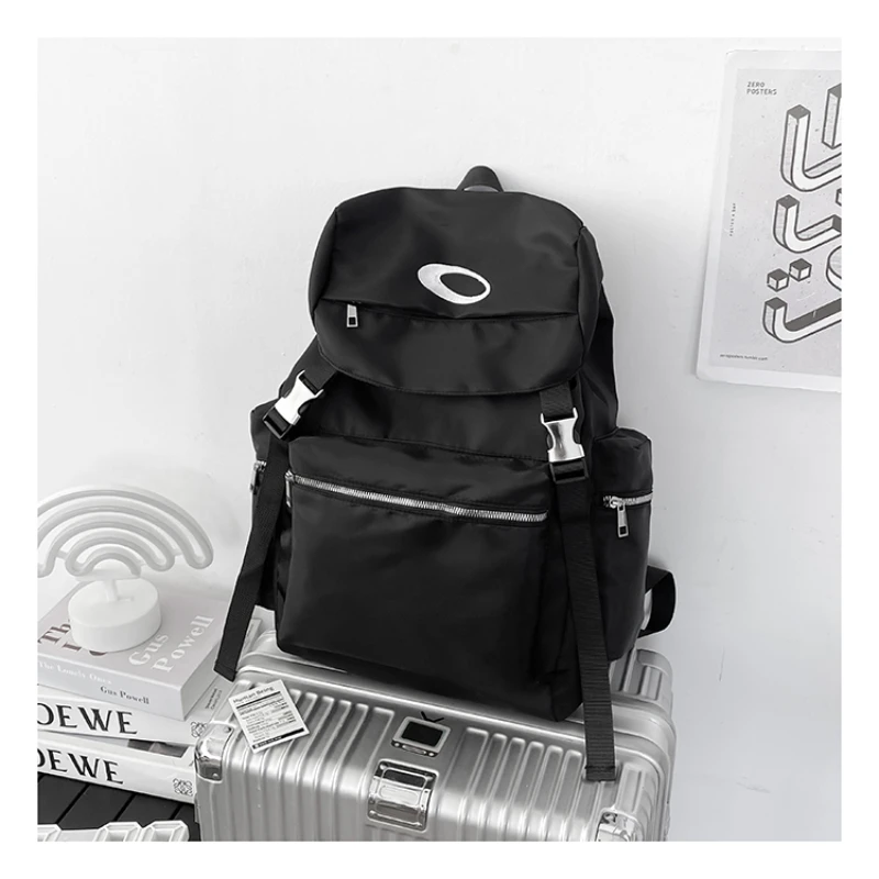 Nylon Black String Casual Backpack Large Capacity Yoga Fitness Sports Bags for Men 2024 Outdoor Travel Bags Fashion New Unisex