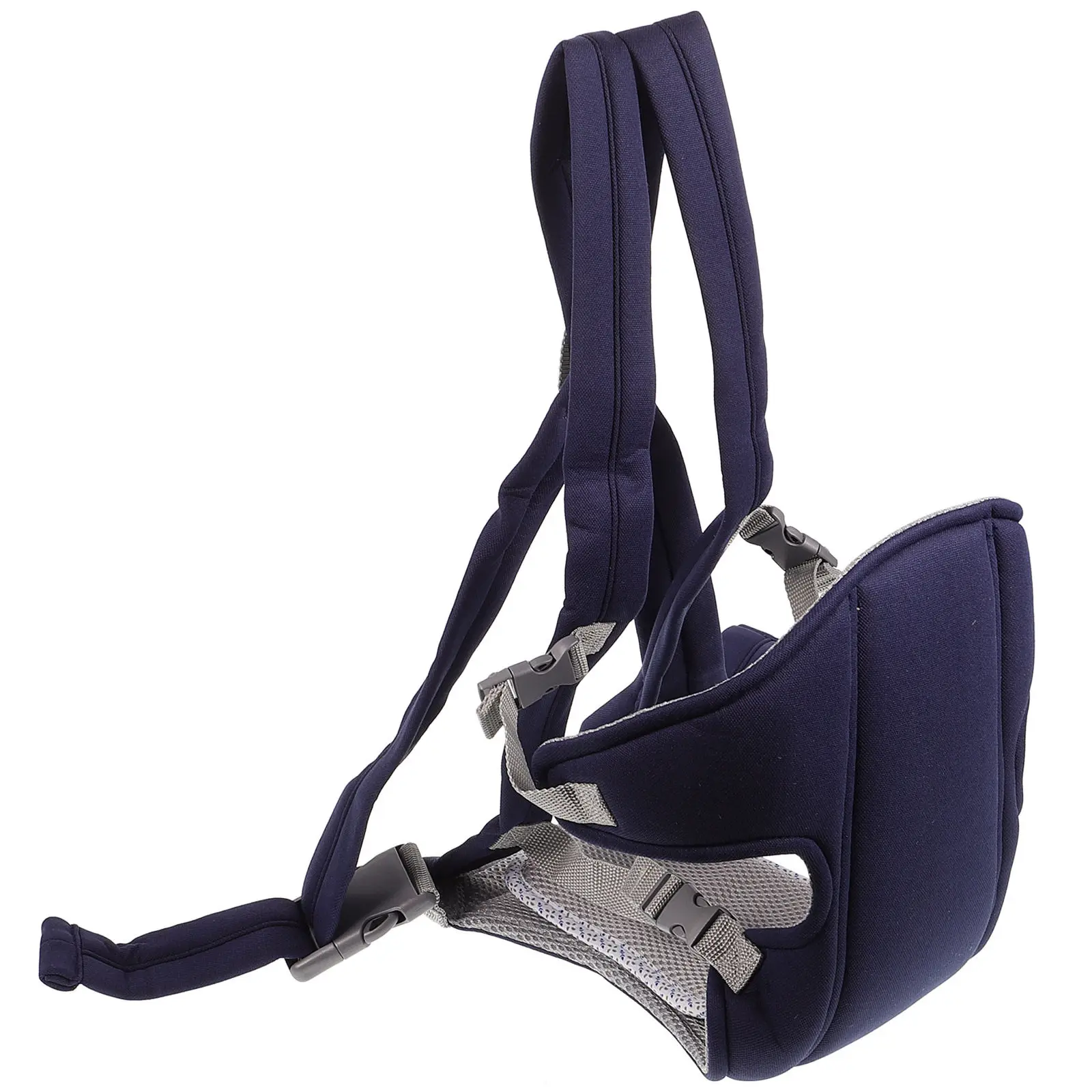 

Newborn Baby Carrier Backpack Blue Breathable Adjustable Infant Sling Padded Shoulder Support Comfortable for Shopping Vacation