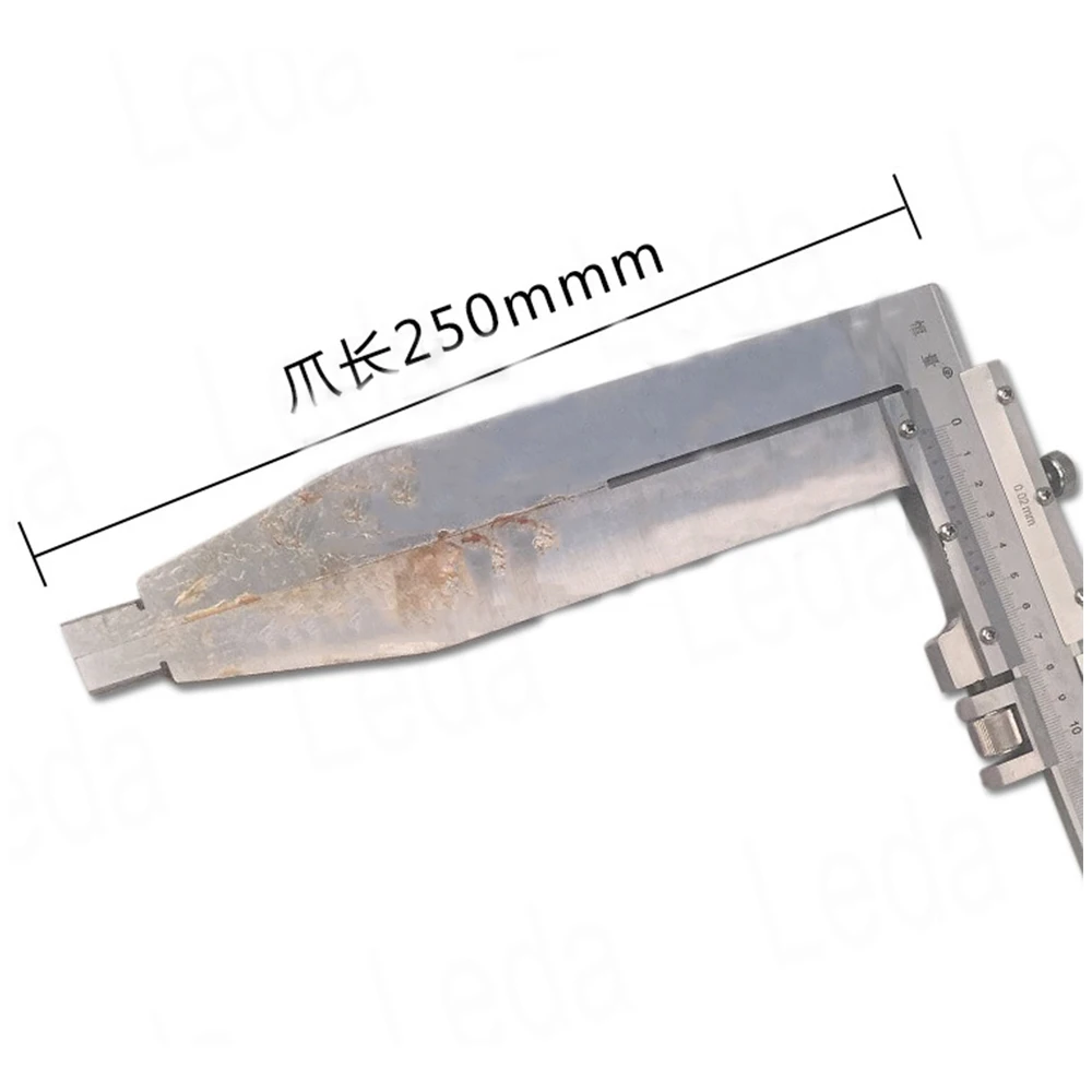 1 sztuka jednokierunkowa długa szczęka noniusz zakres skali 0-600MM długość pazura 150/200/250/300MM