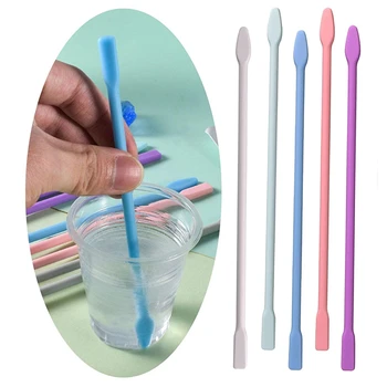14/16/20cm silicone agitar varas hastes jóias fazendo ferramenta para mistura de resina líquido cola epoxy corante diy artesanato criação suprimentos equipamentos